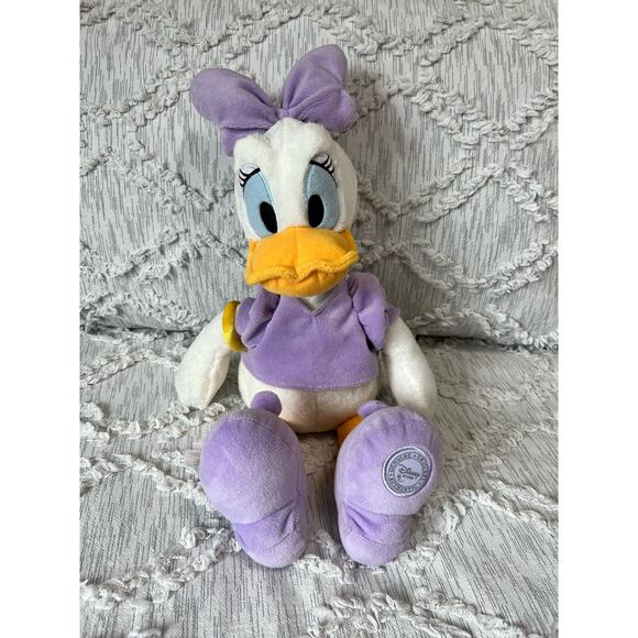 Disney Store Daisy Duck Plush Stuffed Animal Genuine Original Authentic - Picture 1 of 7